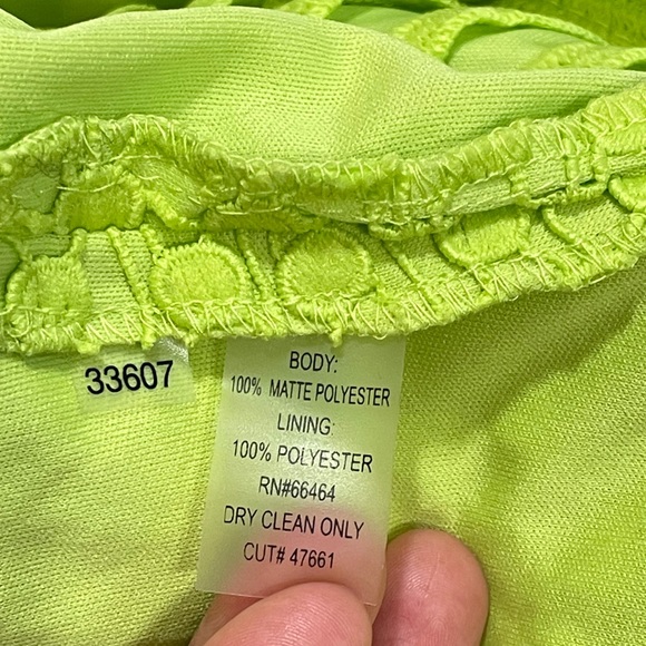 Julia Joran lime green lace dress! - Picture 5 of 5